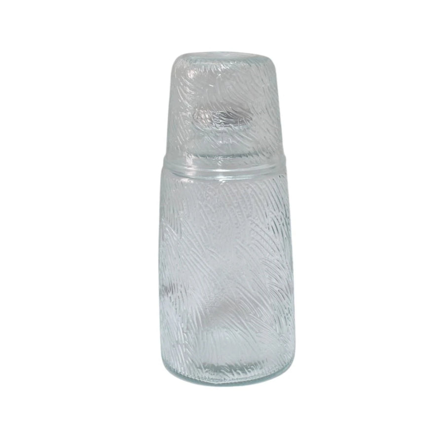 جيك زجاج شفاف مع كوب 1.0لتر