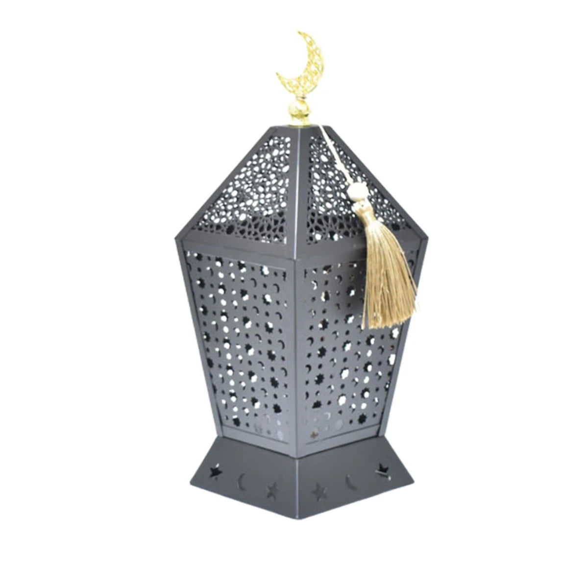 فانوس معدني مضيئ 13× 13 × 32 سم