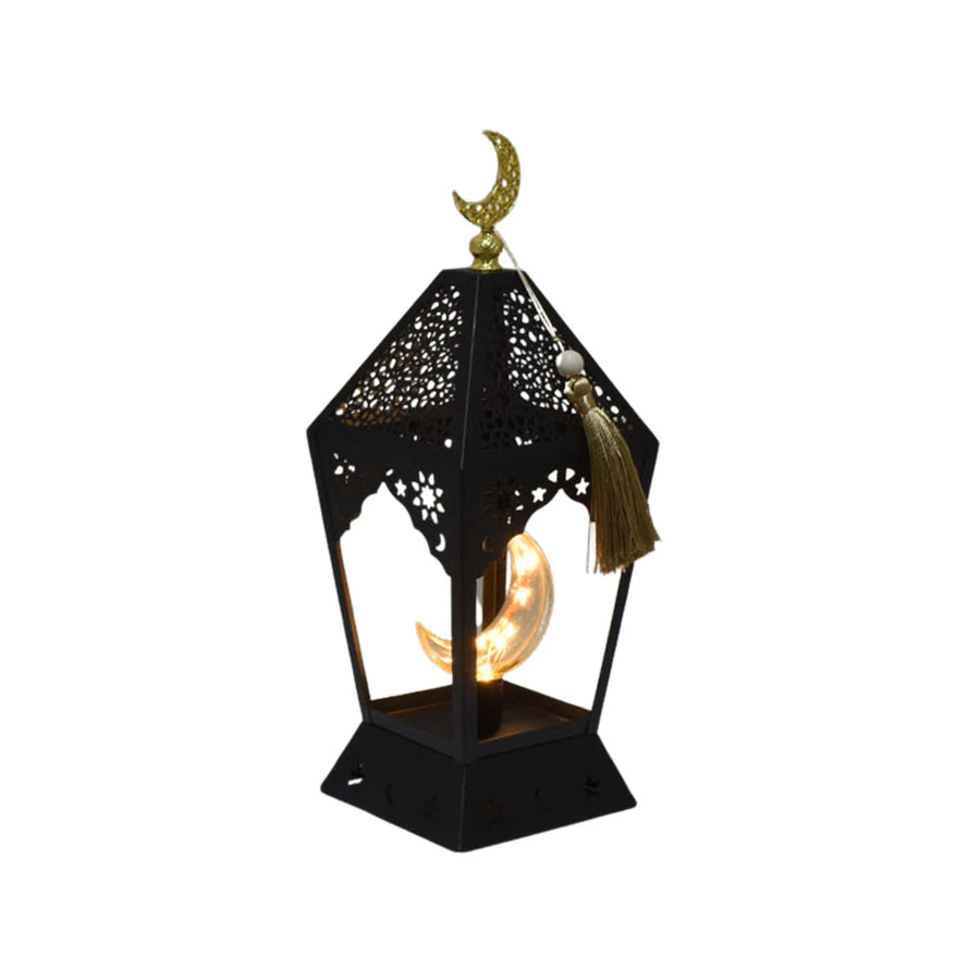 فانوس معدني مضيئ 11× 11 × 28 سم