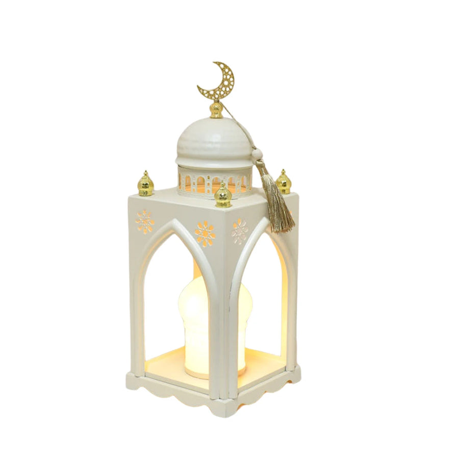 فانوس معدني مضيئ 13× 13× 35 سم