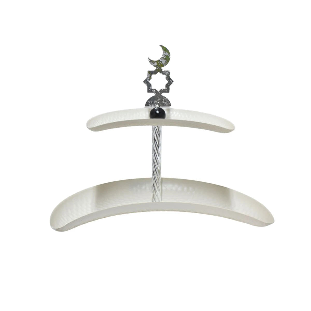 استاند تقديم معدني شكل هلال دورين