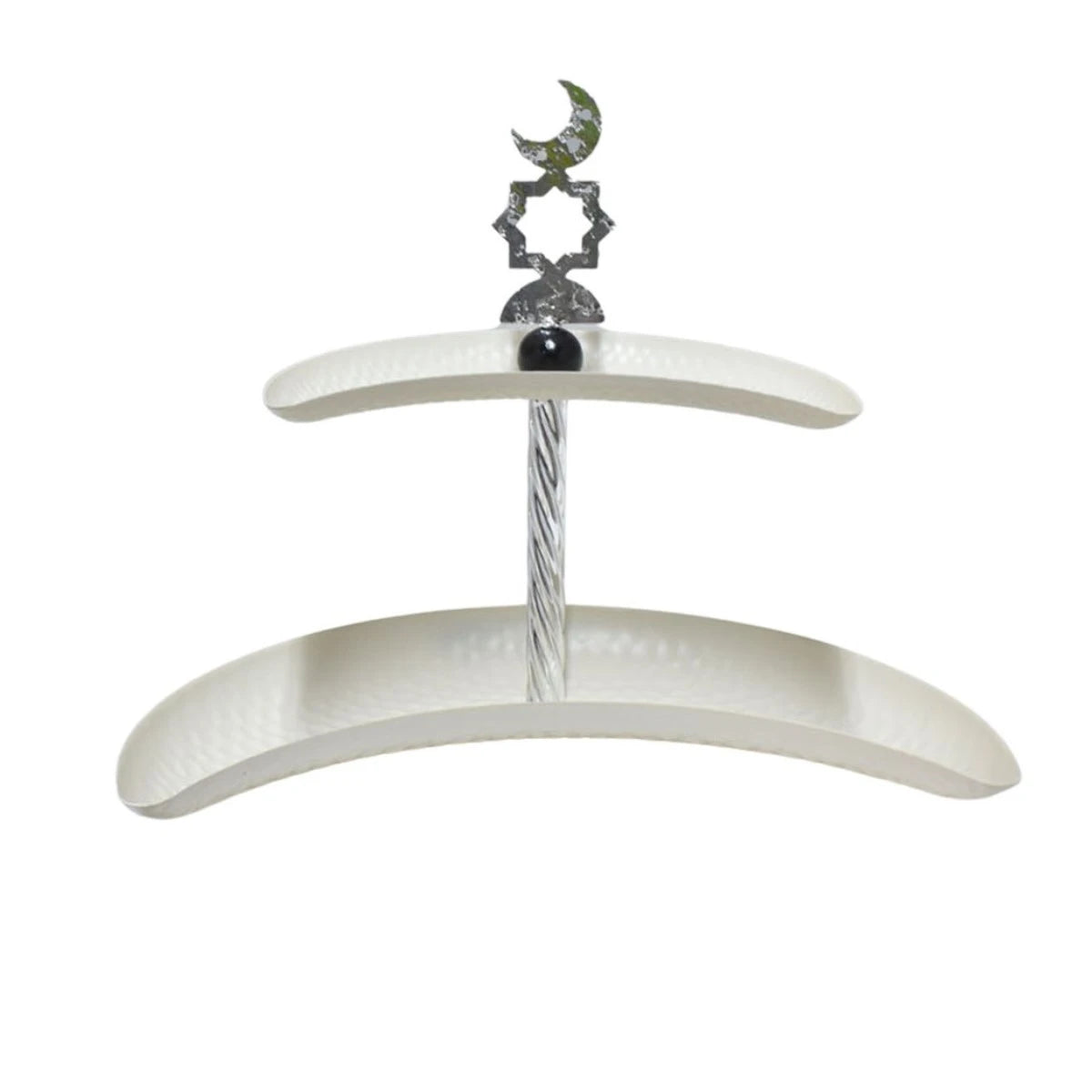 استاند تقديم معدني شكل هلال دورين