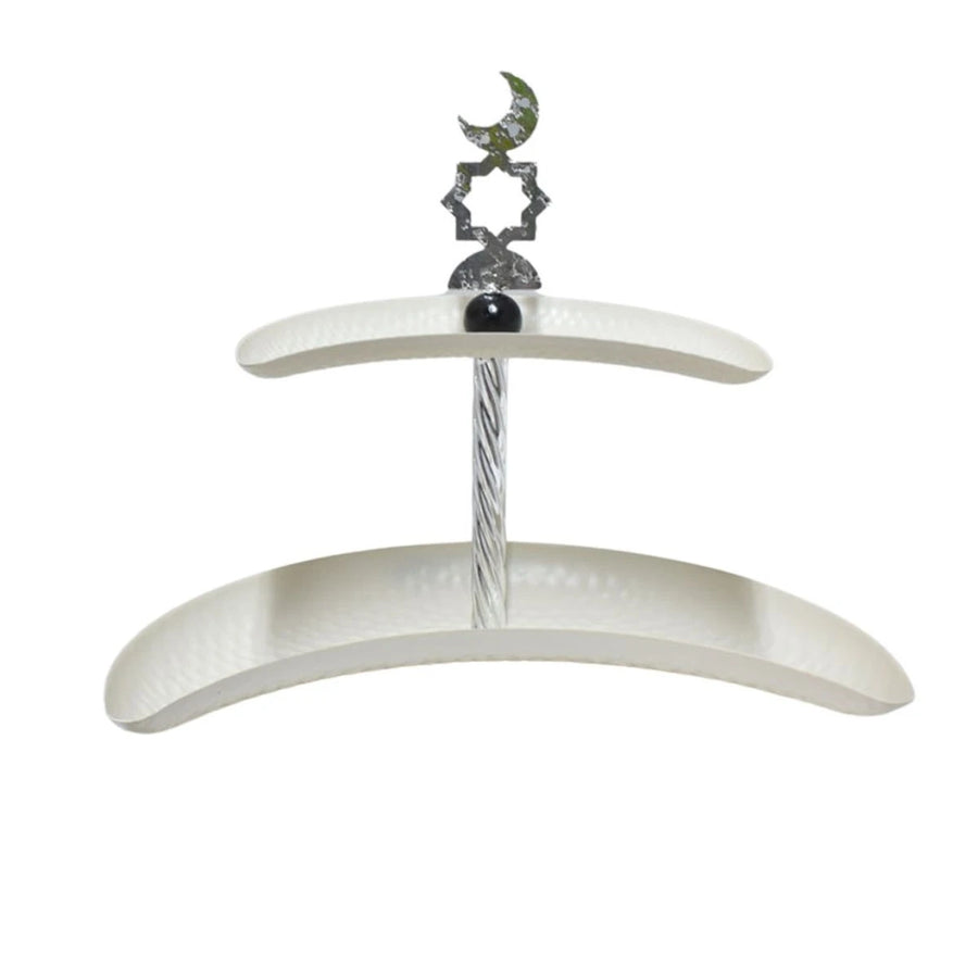 استاند تقديم معدني شكل هلال دورين