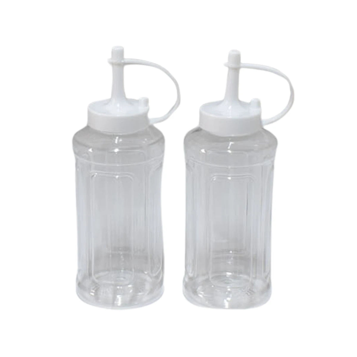 طقم علب كاتشب بلاستيك 2 قطعة 400 مل