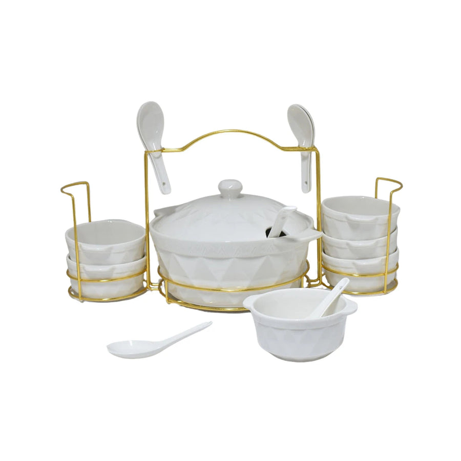 طقم شوربة سيراميك 16قطعة