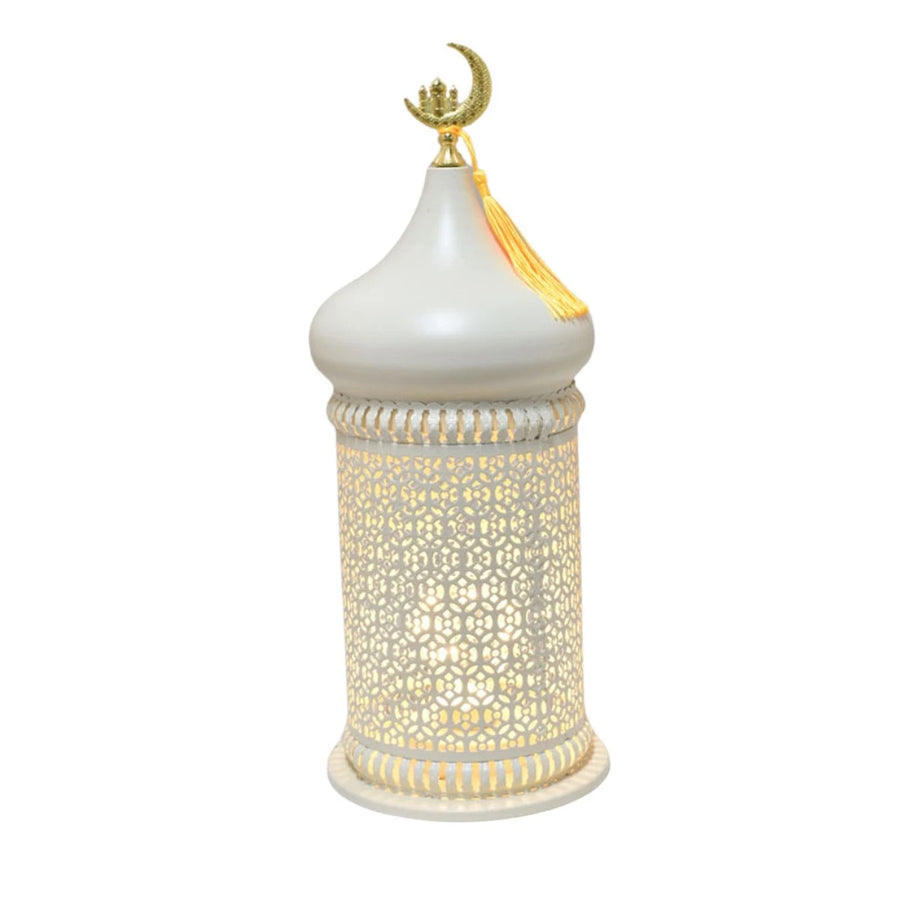 فانوس معدني مضيئ 34 سم