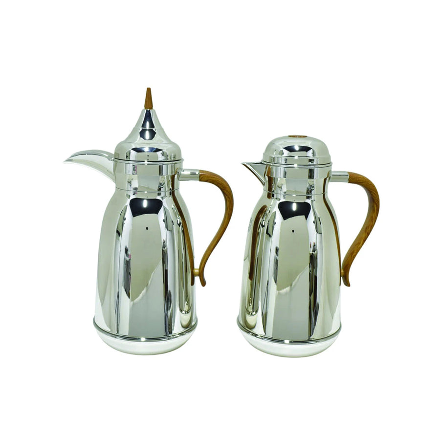 Joudia Thermos Set, 2 Pieces, from Al Saif, 1.0 / 1.0 Liter