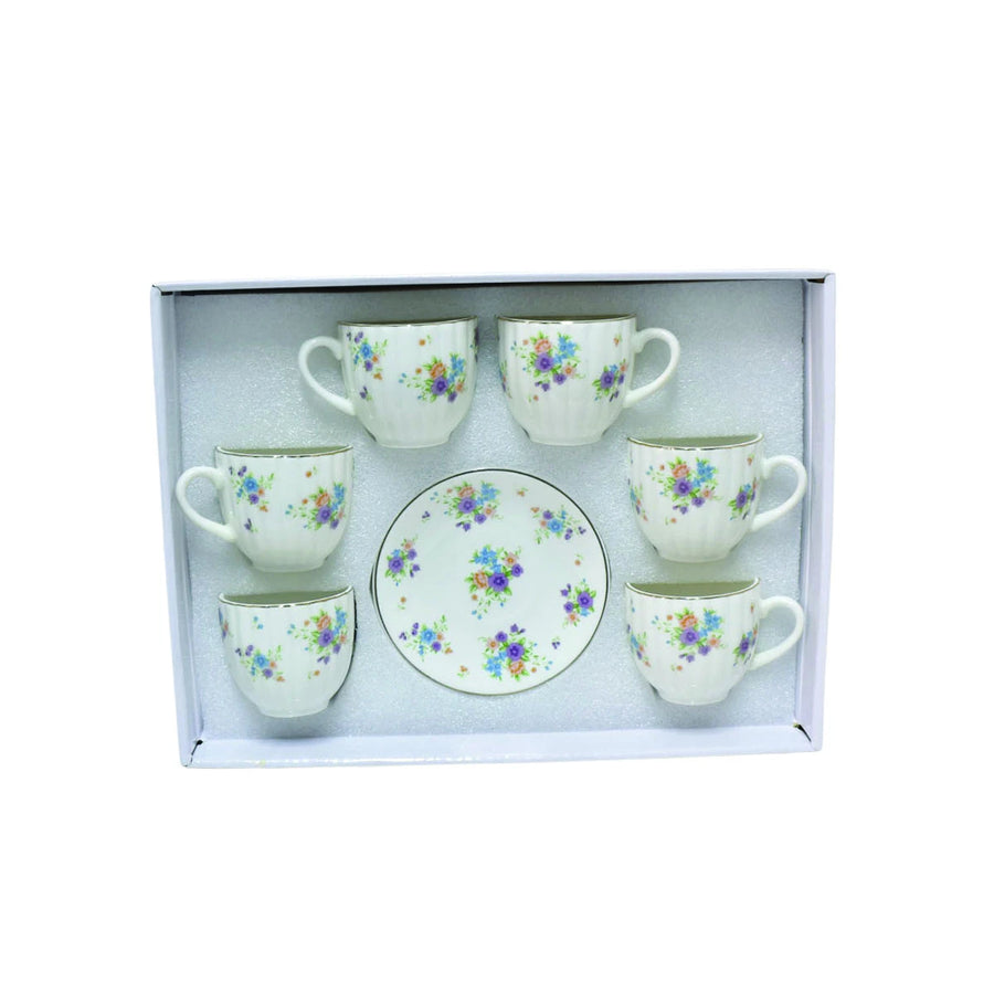 12 Piece Ceramic Coffee Cup Set 