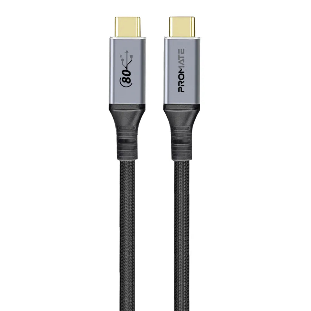 كيبل USB4 بسرعة 80 جيجابت في الثانية مع توصيل طاقة بقوة 240 واط