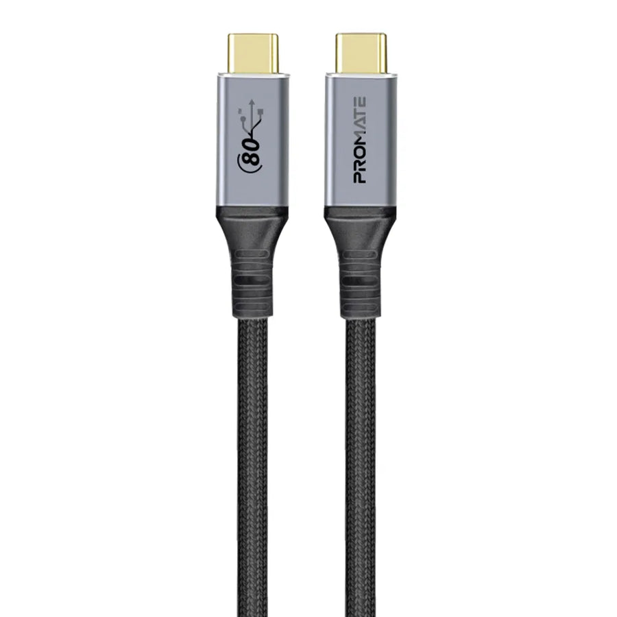 كيبل USB4 بسرعة 80 جيجابت في الثانية مع توصيل طاقة بقوة 240 واط
