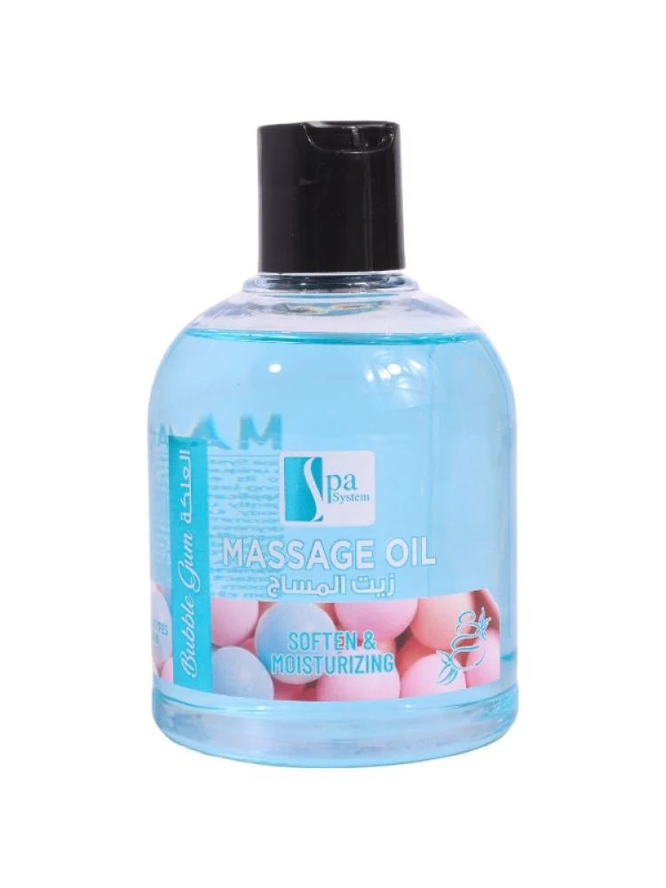 Spa System Bubble Gum Flavored Massage Oil - 250ml