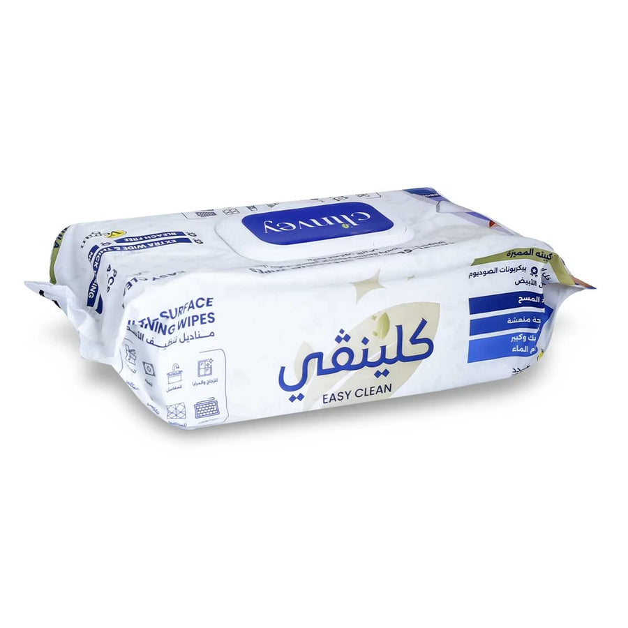 مناديل مبللة كلينفي لتنظيف الاسطح برائحة الصابون الابيض 60 منديل