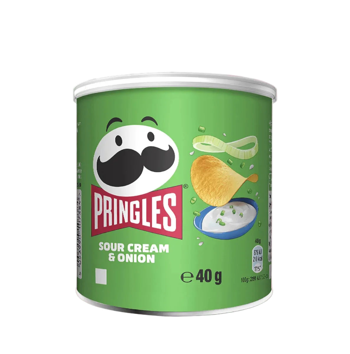 برينجلز بنكهة الكريمة الحامضة والبصل بحجم 40 جم