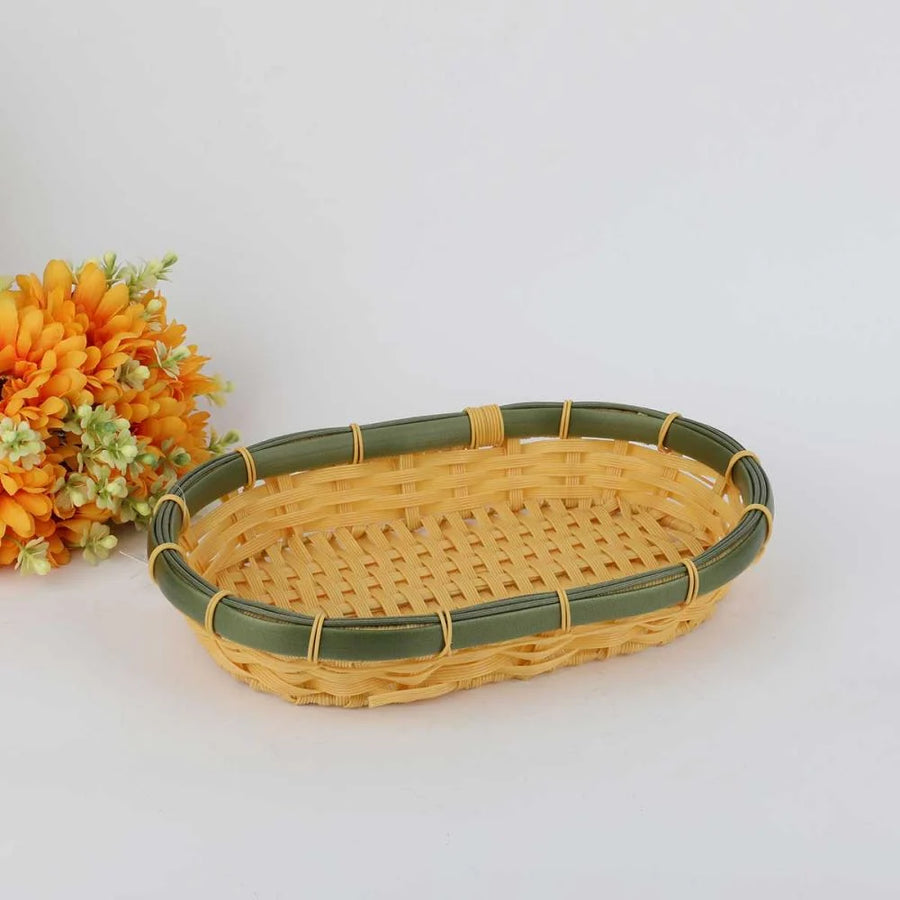 Oval ceramic basket, size 30*20 cm