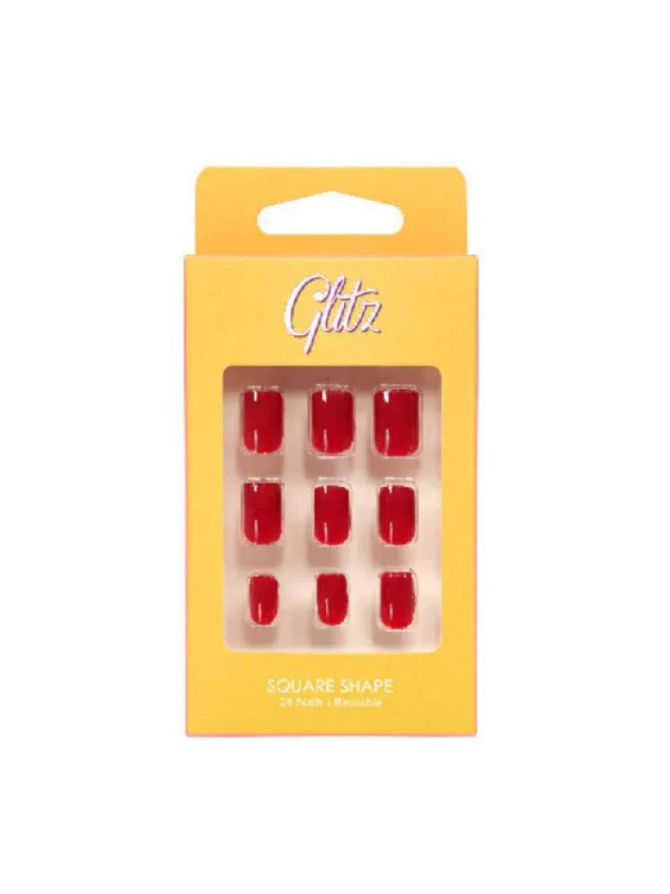 اظافر صناعية لصق ذاتي رقم 1 من جليتز - 24 حبه