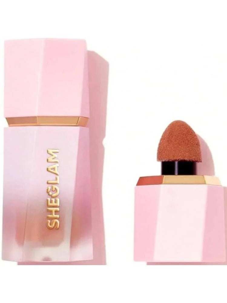 احمر خدود كريمي مقاوم للماء يدوم طويلا مع أداة توزيع إسفنجية من شيقلام , 5.2مل Birthday Suit