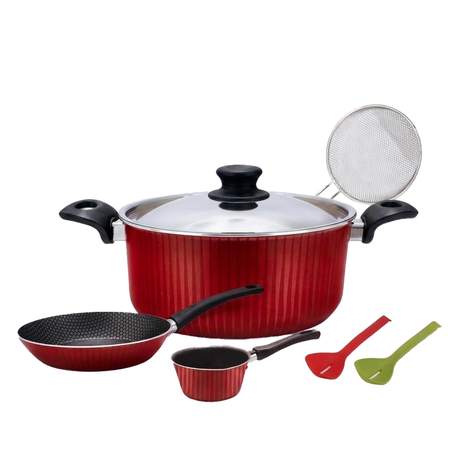 ترست تروفال طقم قدور المنيوم 7 قطعة