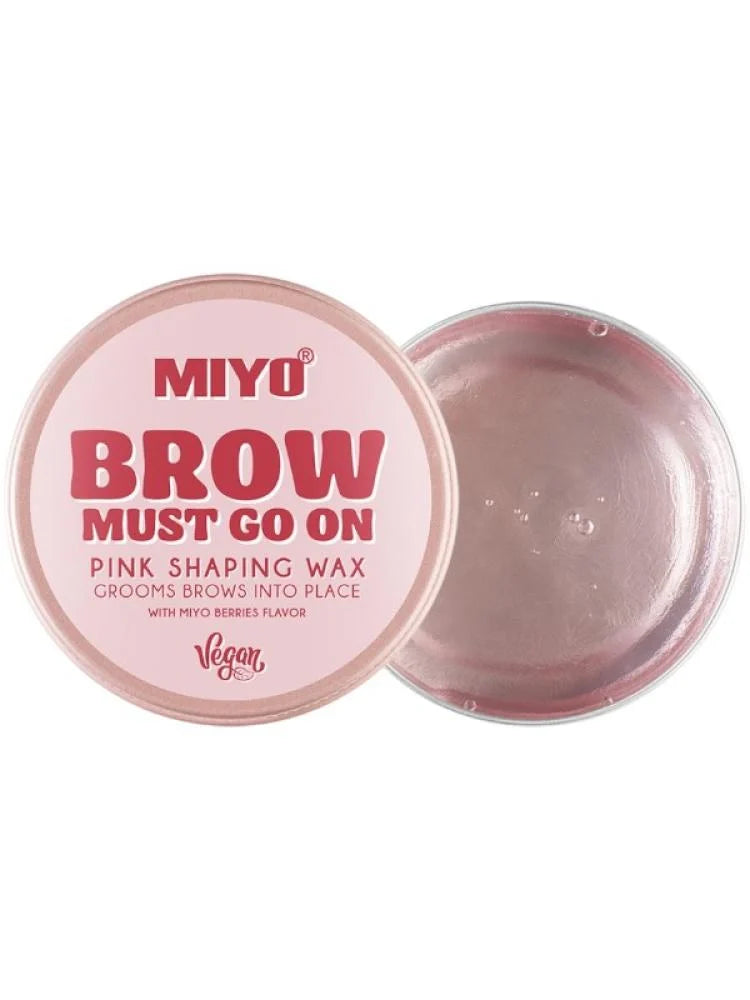 मियो ब्रो मिस्ट गो ऑन आइब्रो सेटिंग वैक्स - शीयर पिंक | 30 ग्राम