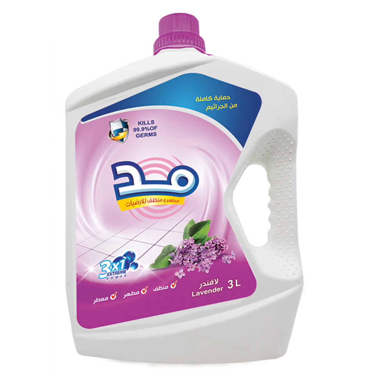 مطهر و منظف متعدد الاستخدامات  مد اللافيندر 3 لتر
