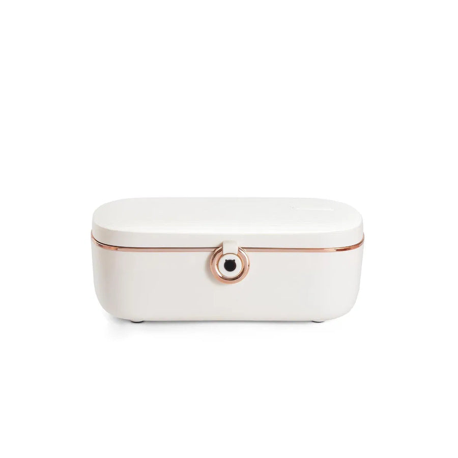 حافظة طعام كهربائية هوم إلك 900 ملي 45 واط أبيض