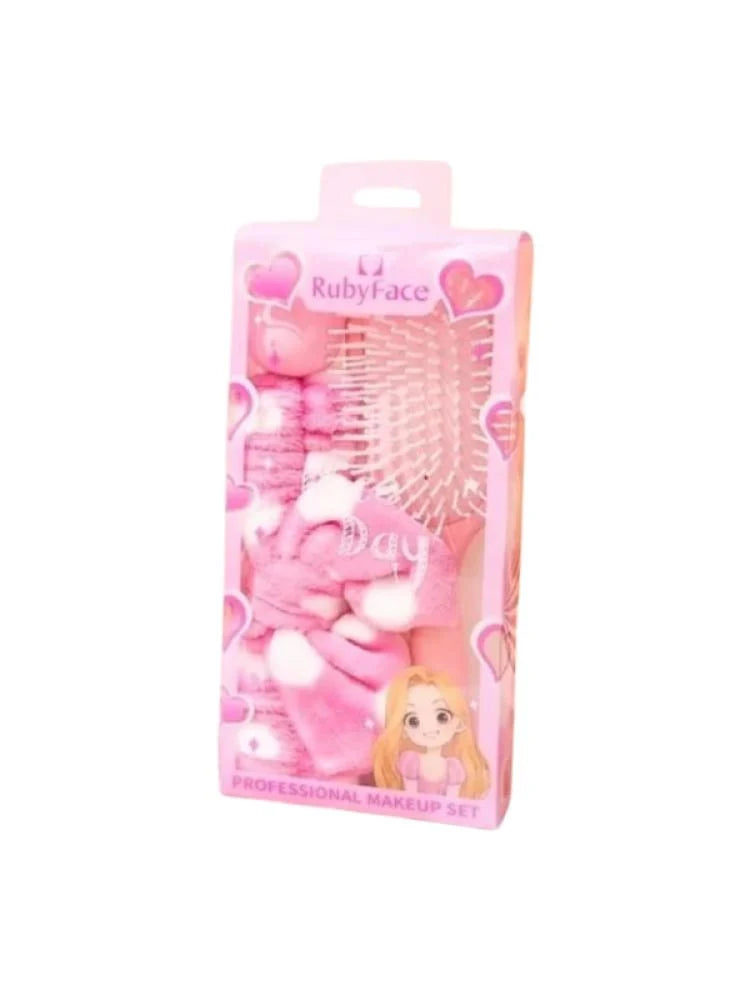 ادوات مكياج 3 قطع من روبي فيس - لون زهري