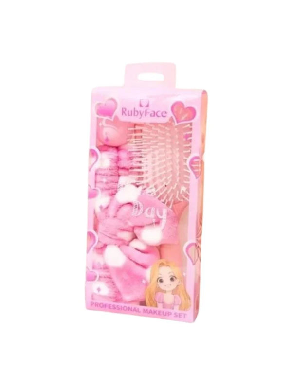 ادوات مكياج 3 قطع من روبي فيس - لون زهري