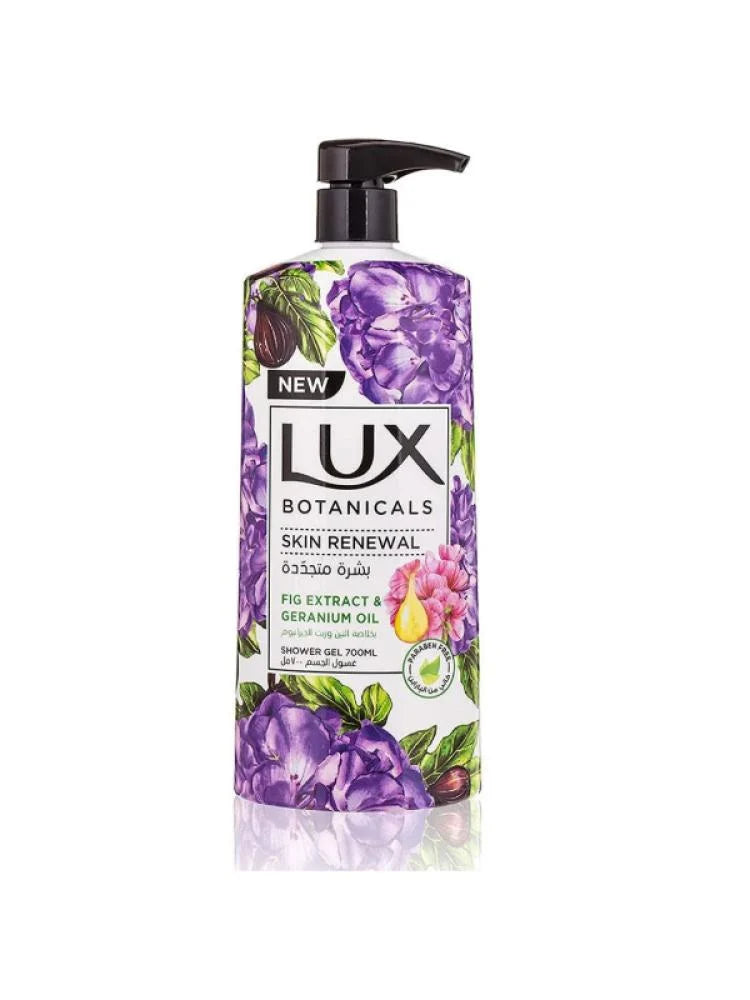 لوكس غسول جسم بشرة متجددة بخلاصة التين وزيت الجيرانيوم - 700 مل
