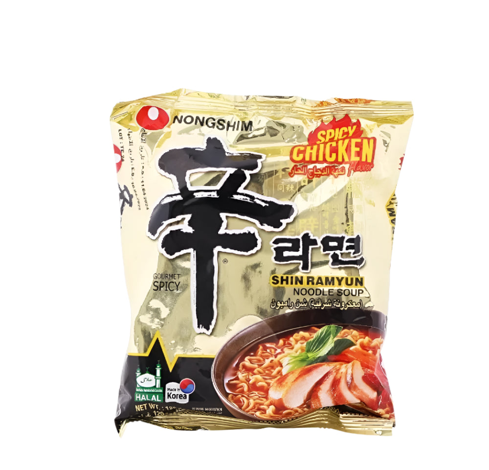 نونقشيم شين رامين نكهة الدجاج شعيرية 120 جم
