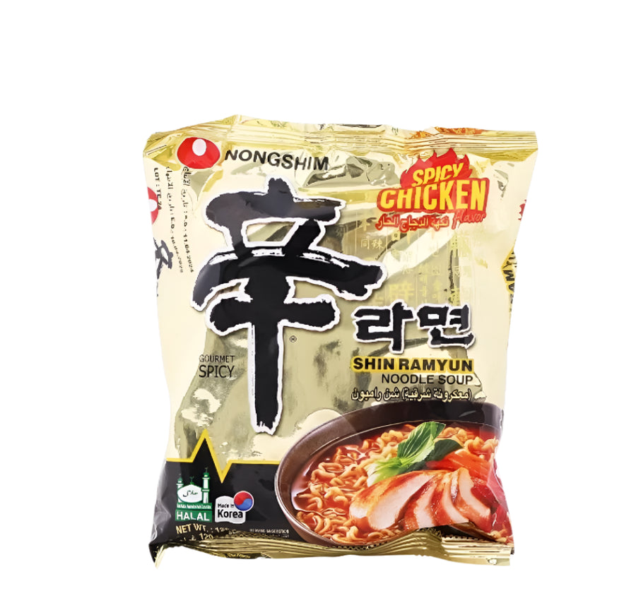 نونقشيم شين رامين نكهة الدجاج شعيرية 120 جم
