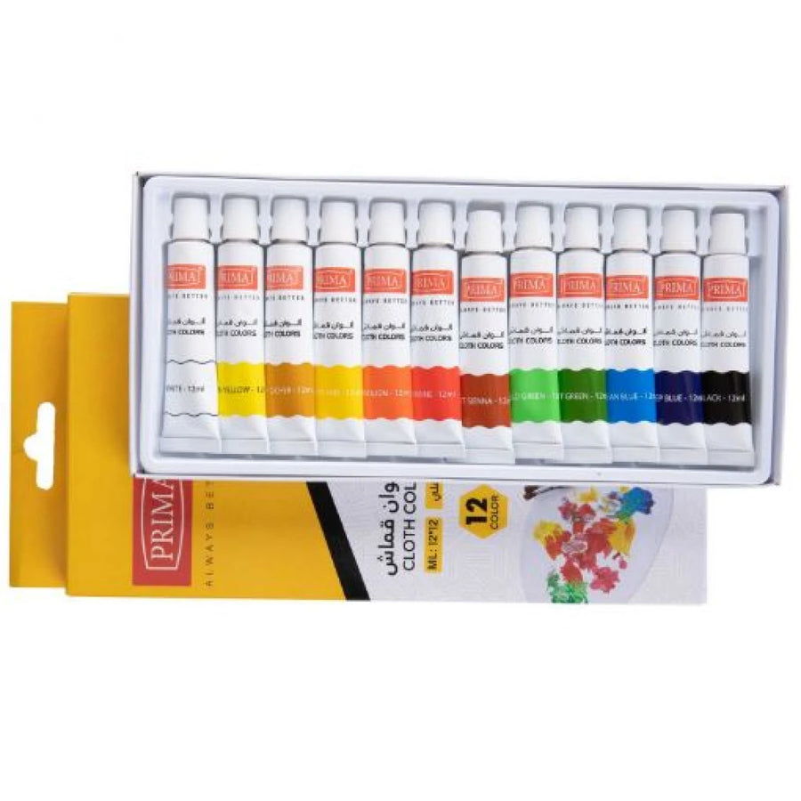 प्राइमा कपड़े के रंग 12 रंग 