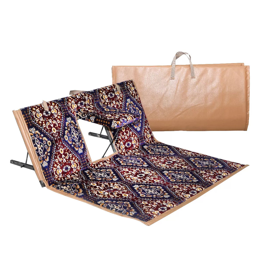 كرسي رحلات ارضي مع تكاية قابل للطي 120سم