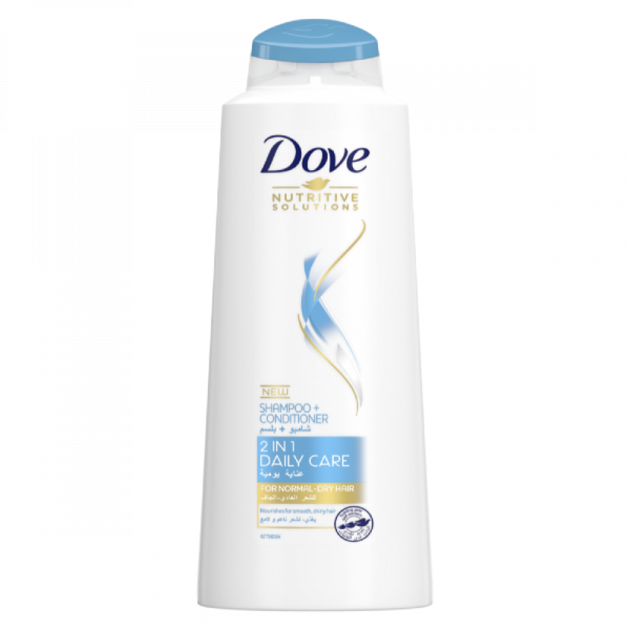 دوف شامبو العناية اليومية 2 في 1 600مل