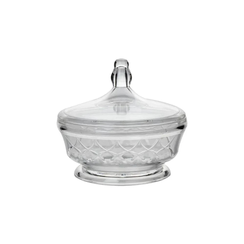Clear Acrylic Round Date Bowl with Lid 11*9 cm 