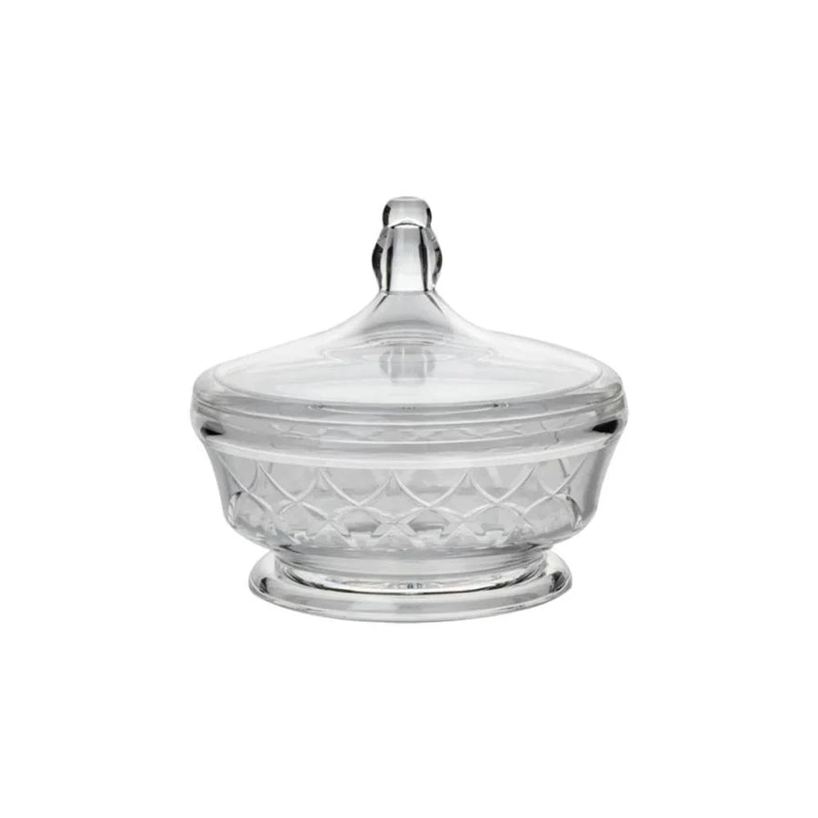 Clear Acrylic Round Date Bowl with Lid 11*9 cm 