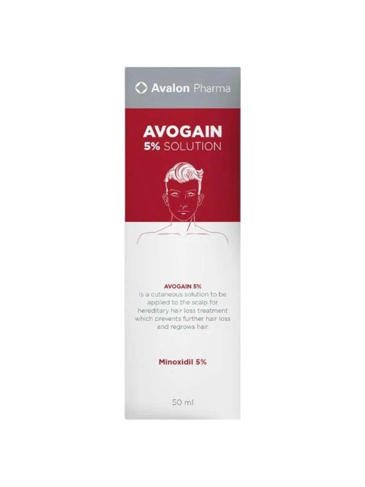 محلول بخاخ افوجين 5% محفز لنمو الشعر ويمنع التساقط من افالون فارما - 50 مل