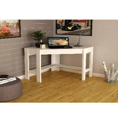 CORNER OFFICE DESK WHITE