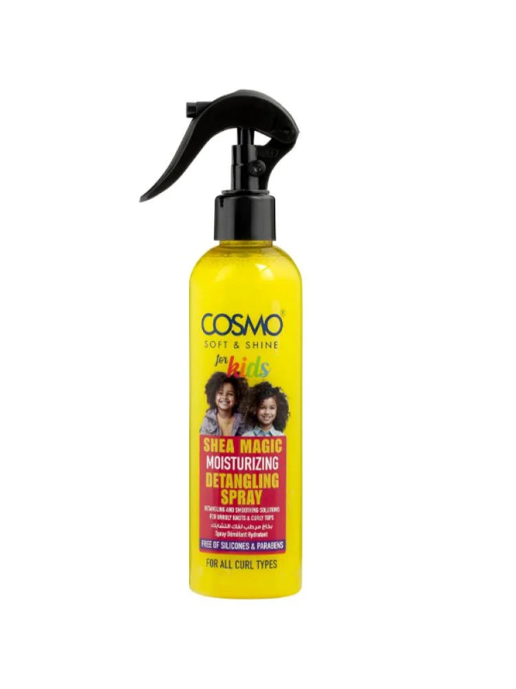 بخاخ سوفت آند شاين شيا ماجيك لفك تشابك الشعر للأطفال من كوزمو , 250 مل