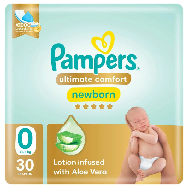 Pampers Size (0) Complete Comfort Taped Diapers 30 Count | فخامة وجودة ...