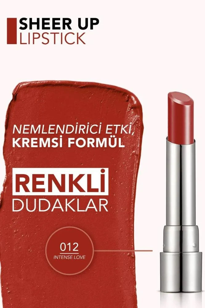 احمر شفاه كريمي شير اب من فلورمار - 012 INTENSE LOVE