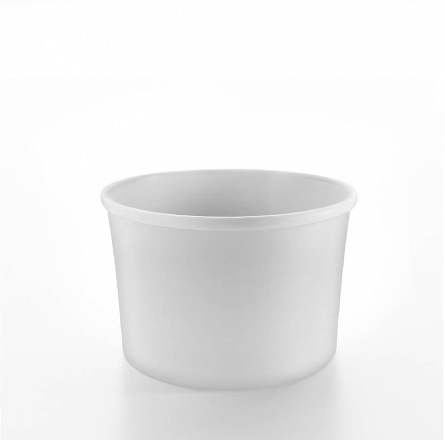 جواد زبدية ورق ابيض مع غطاء شفاف 16 اونز 50ح