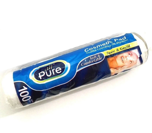 Cotton pads for makeup removal
