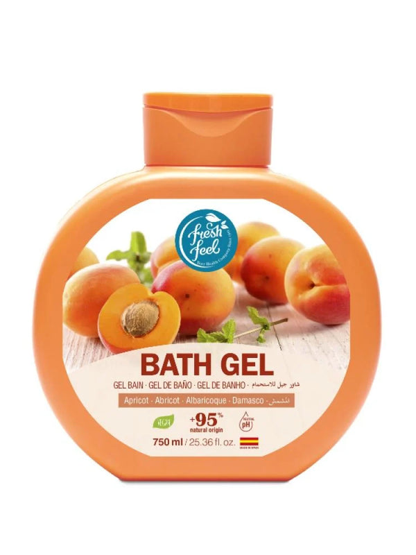 جل استحمام بخلاصة المشمش من فريش فيل - 750مل