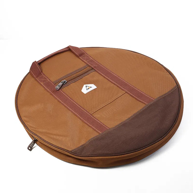 شنطة صحون قماش تنزاني بني