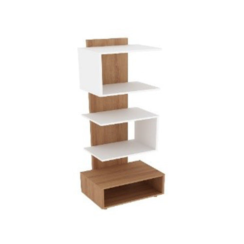 BOOKCASE ALMOND/WHITE