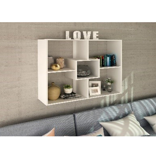 WALL BOOKCASE WHITE