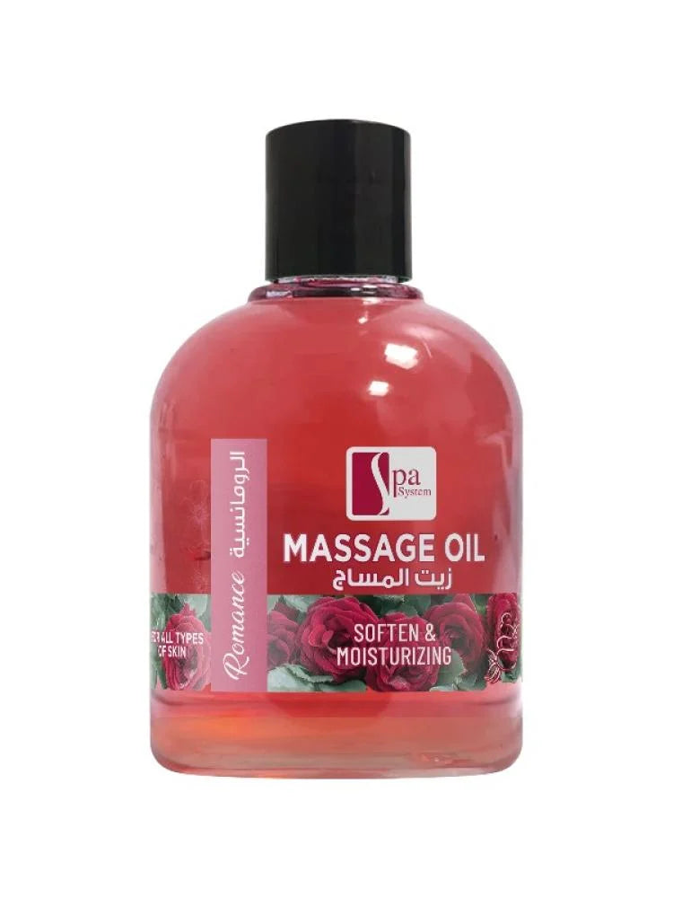 زيت مساج الرومانسية مرطب للجسم من سبا سيستم - 250 مل
