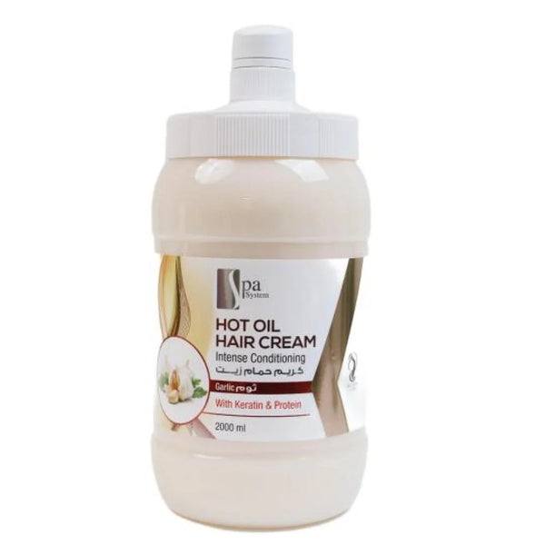 كريم حمام زيت بالثوم من سبا سيستم - 2000 مل