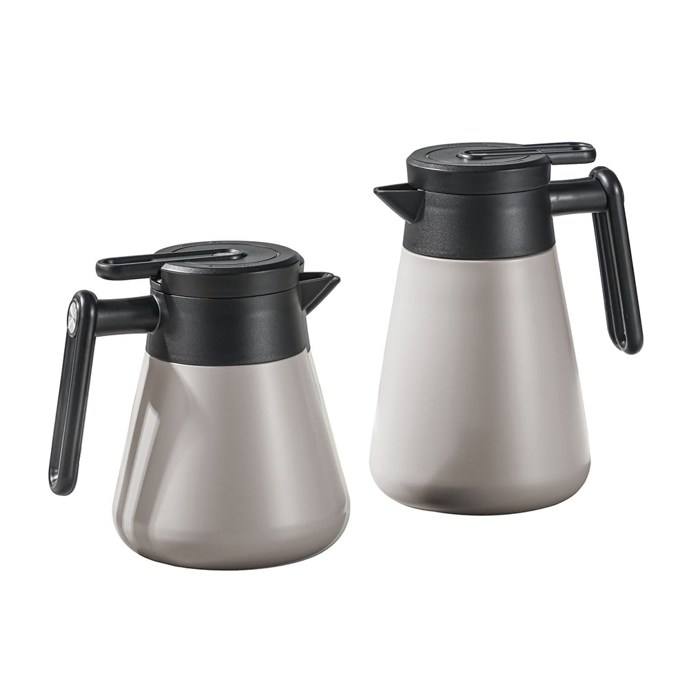 Cross Stainless Steel Thermos Set, Gray, 700ml + 500ml