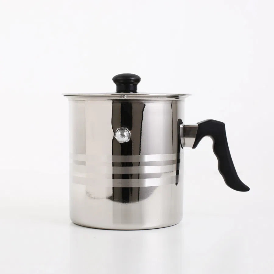 غلاية و مبستر حليب إستيل 2 لتر