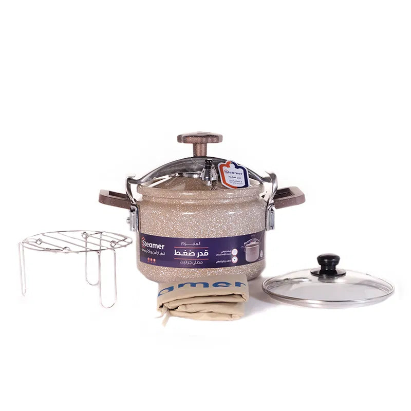 5L Granite Coated Steamer Pressure Cooker